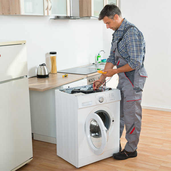 can you walk me through the steps of troubleshooting my washer issue in Seymour CT